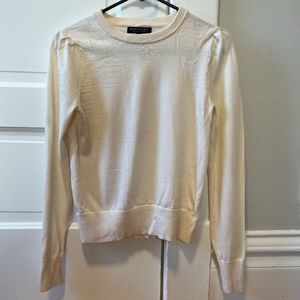 Cream Merino Wool Sweater
